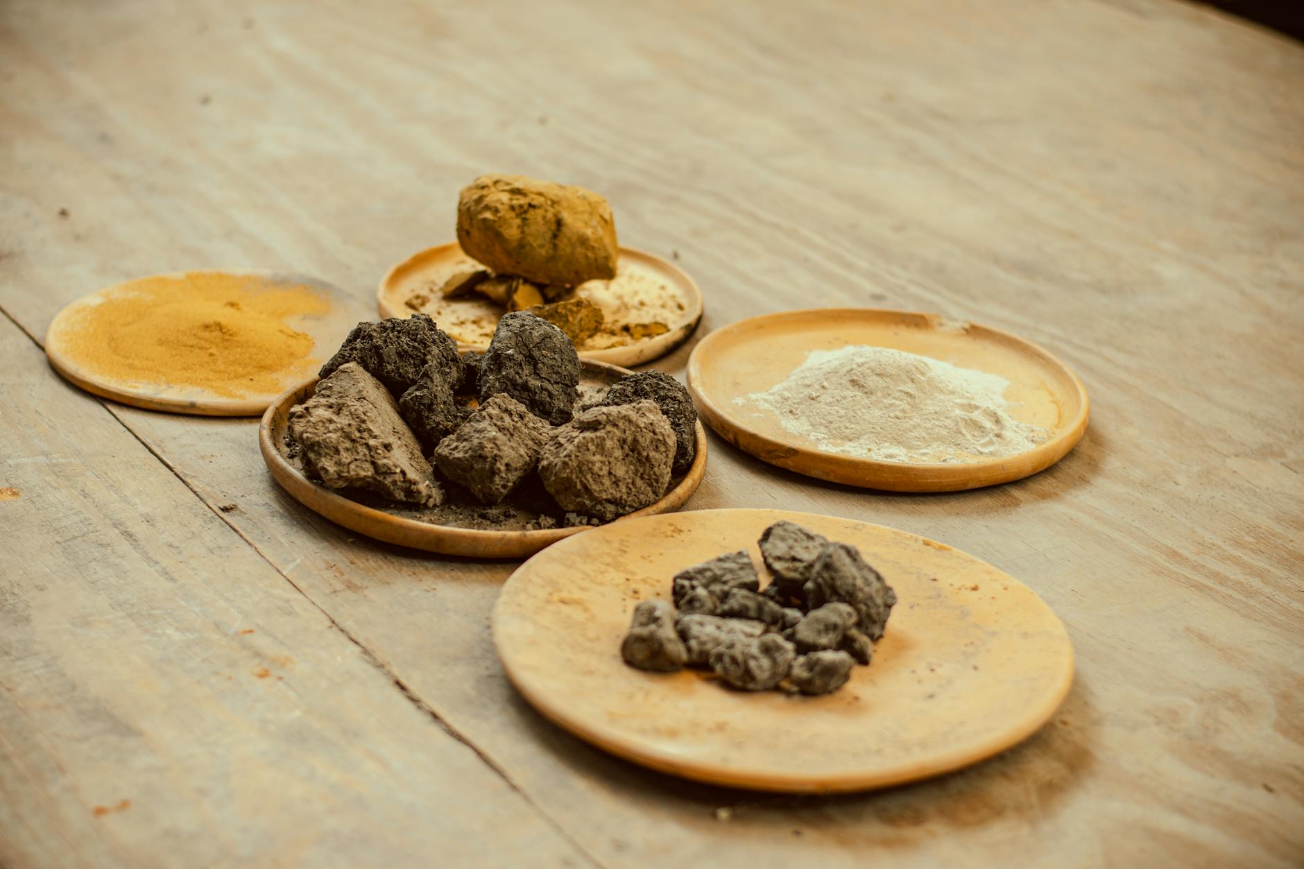Pigmentos minerales naturales